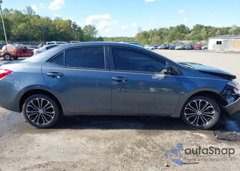 2015 Toyota Corolla S Plus из США, поврежденный, VIN 5YFBURHE1FP286425